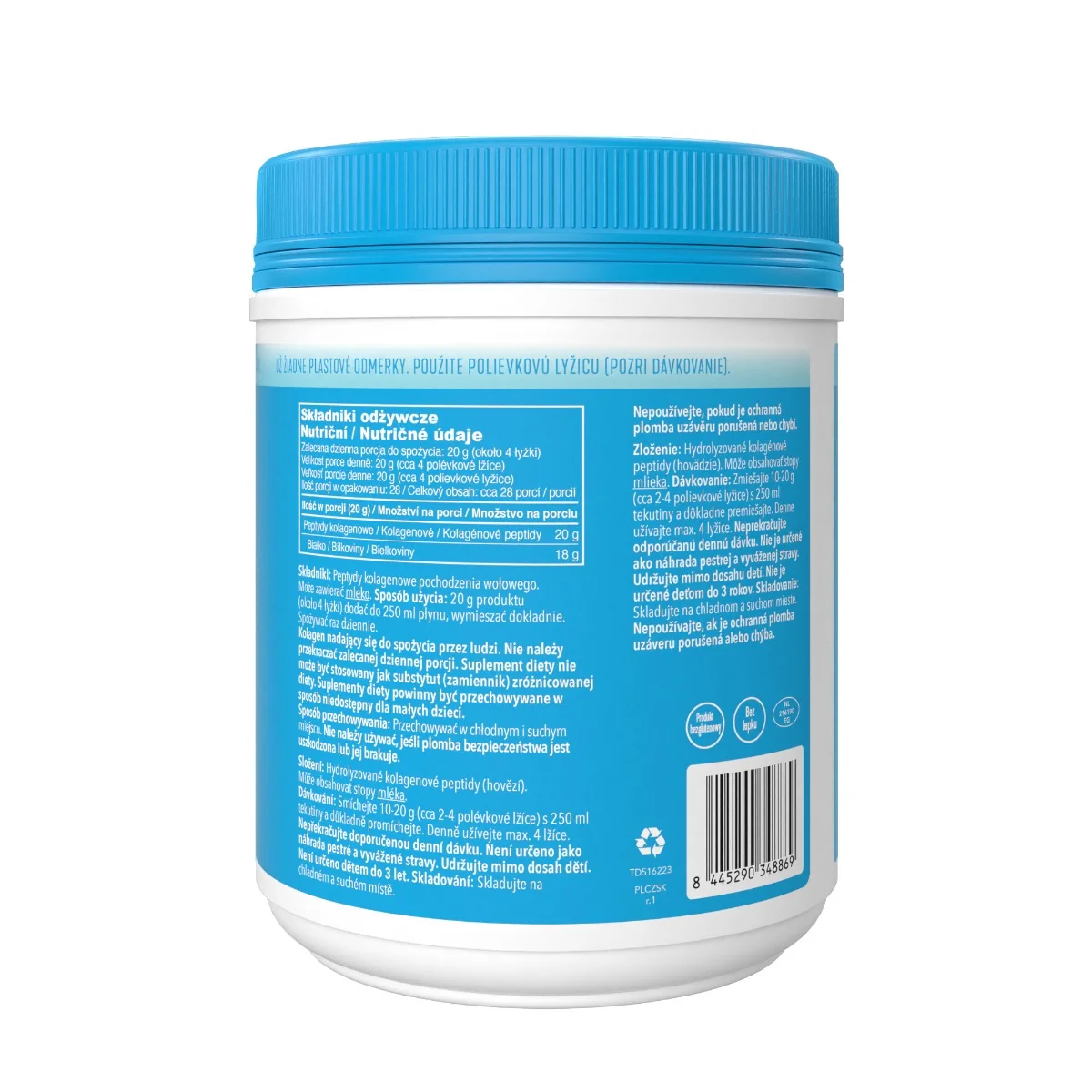 Vital Proteins Collagen Peptides kolagén v prášku 567g 1×567 g