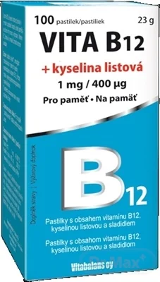 Vitabalans VITA B12 + kyselina listová