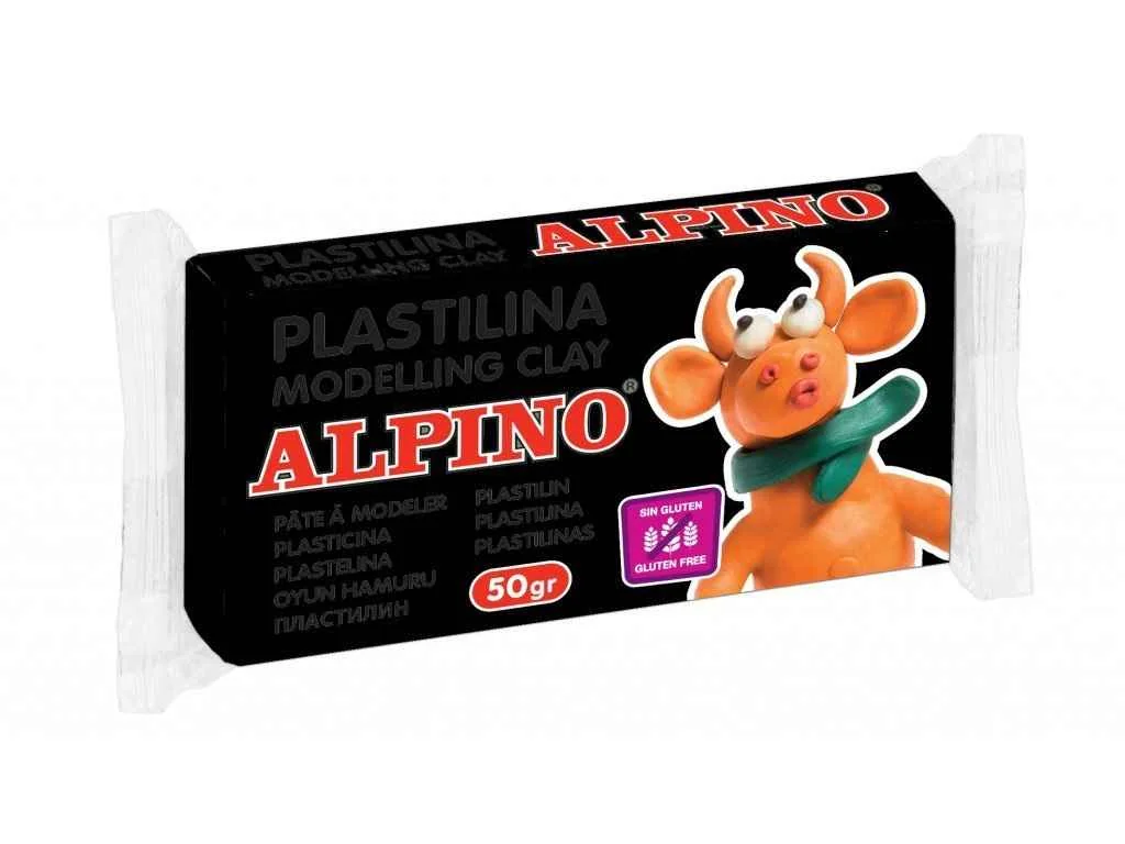 ALPINO Modelovacia hmota čierna - 50g