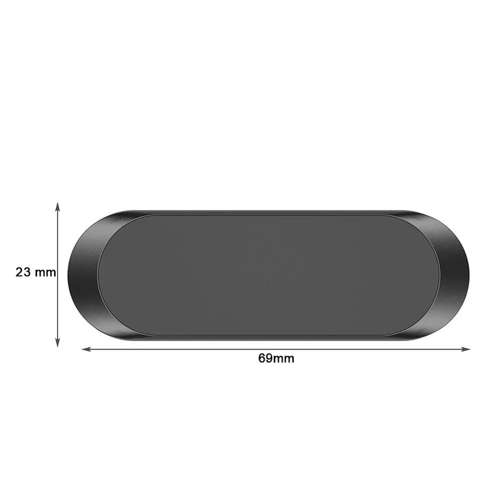 MG Flat magnetický držiak na mobil do auta, čierny 