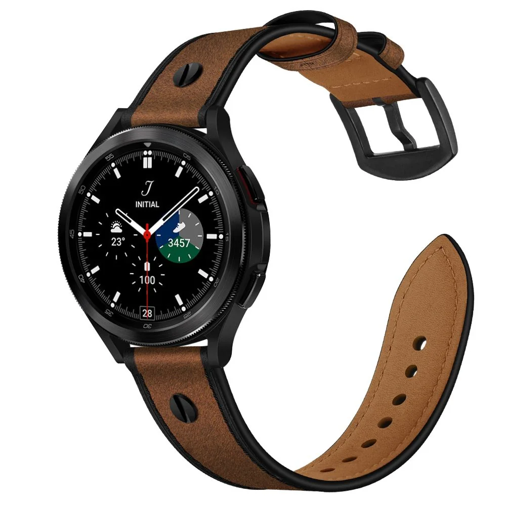 Tech-Protect Screwband remienok na Samsung Galaxy Watch 4 / 5 / 5 Pro / 6, brown