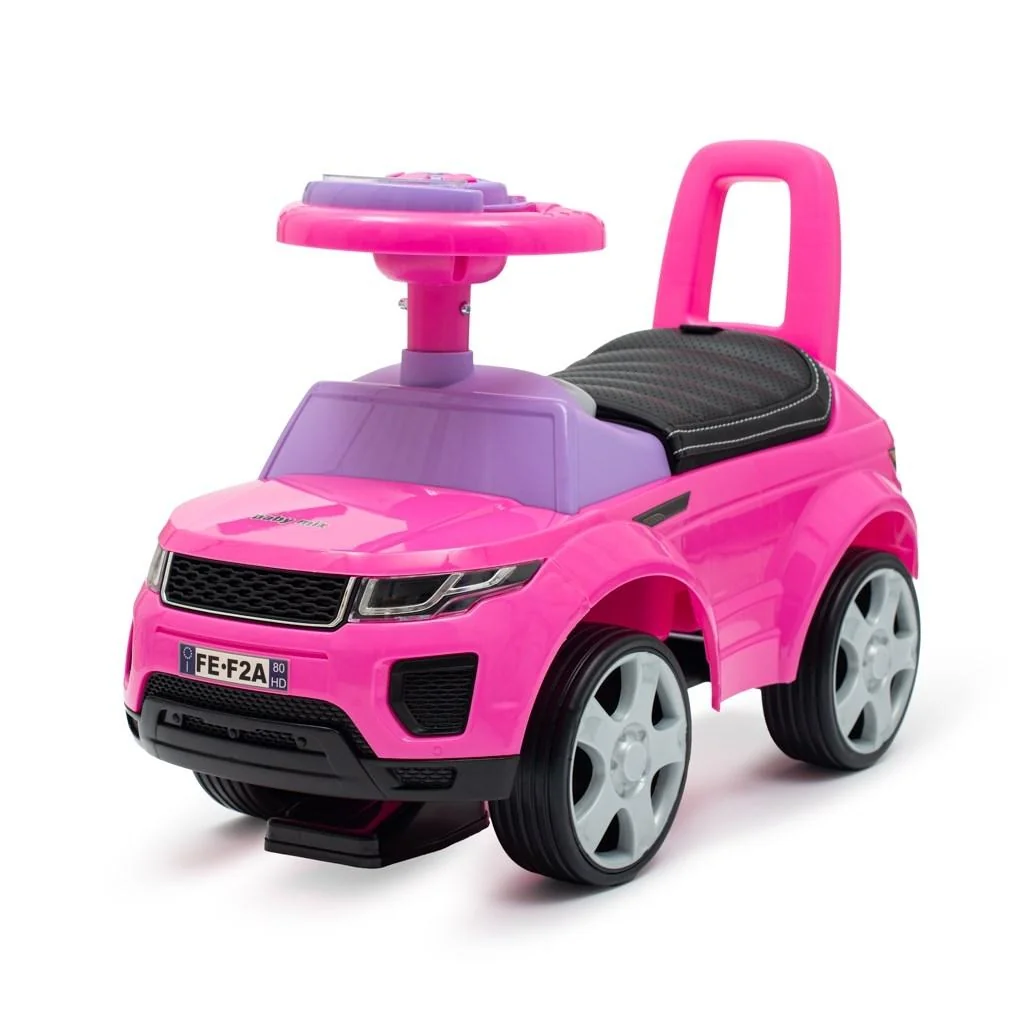 Detské odrážadlo SUV Baby Mix Prime ružové v koži , 20C57174