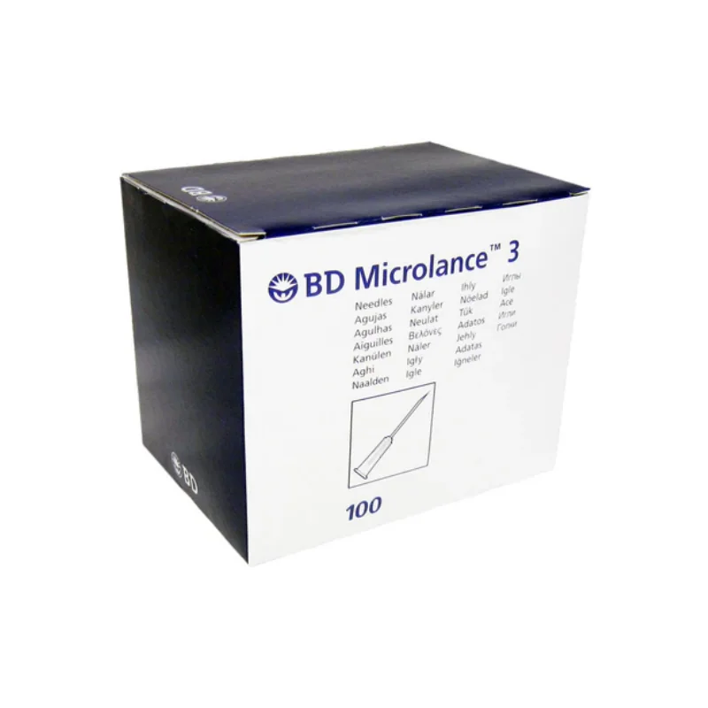 Injekčné ihly BD MICROLANCE 100 ks - 25G 0,5 x 25 mm oranžová 