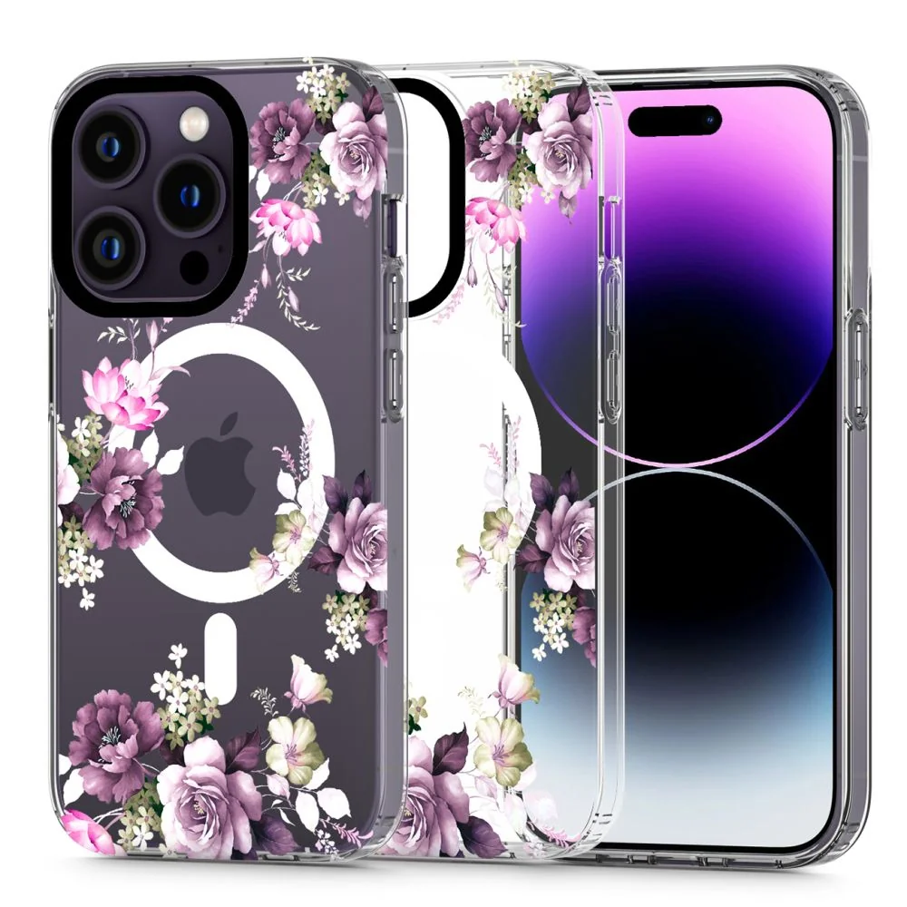 Tech-Protect Magmood MagSafe kryt na iPhone 13 Pro, spring floral 