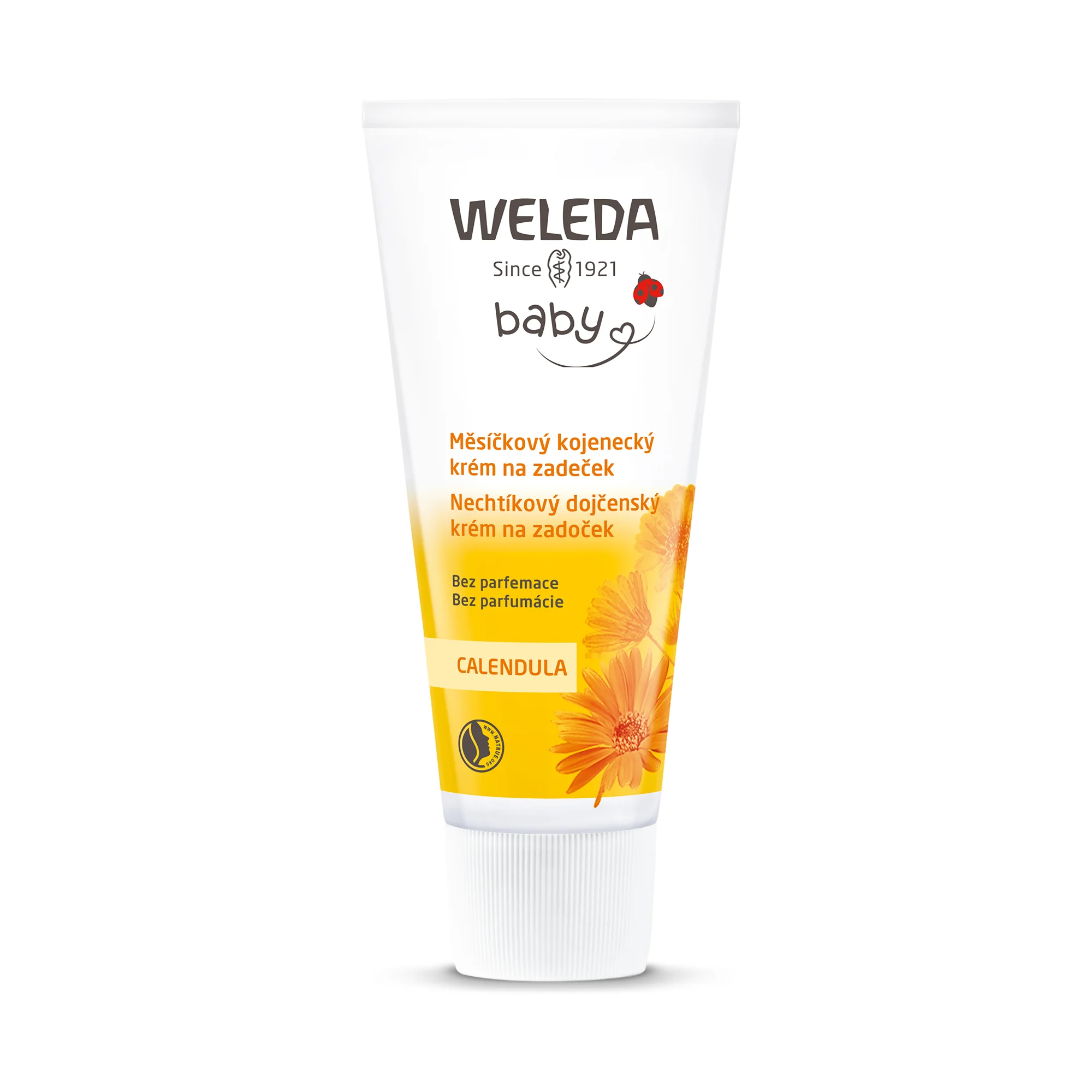 WELEDA Nechtíkový dojčenský krém na zadoček bez parfumácie 1×75 ml, krém na zadoček