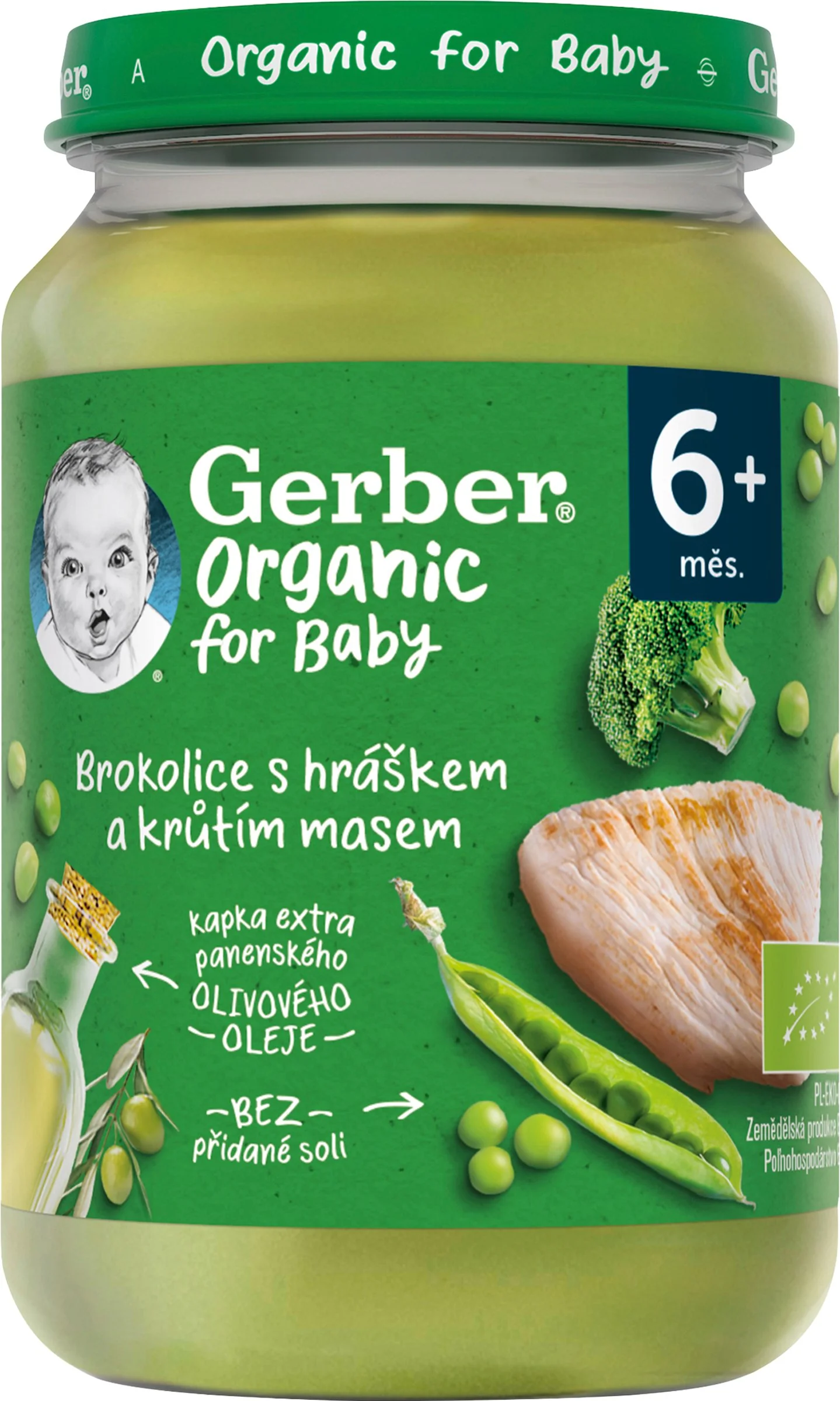 Gerber Organic Mäsovo-zeleninový príkrm