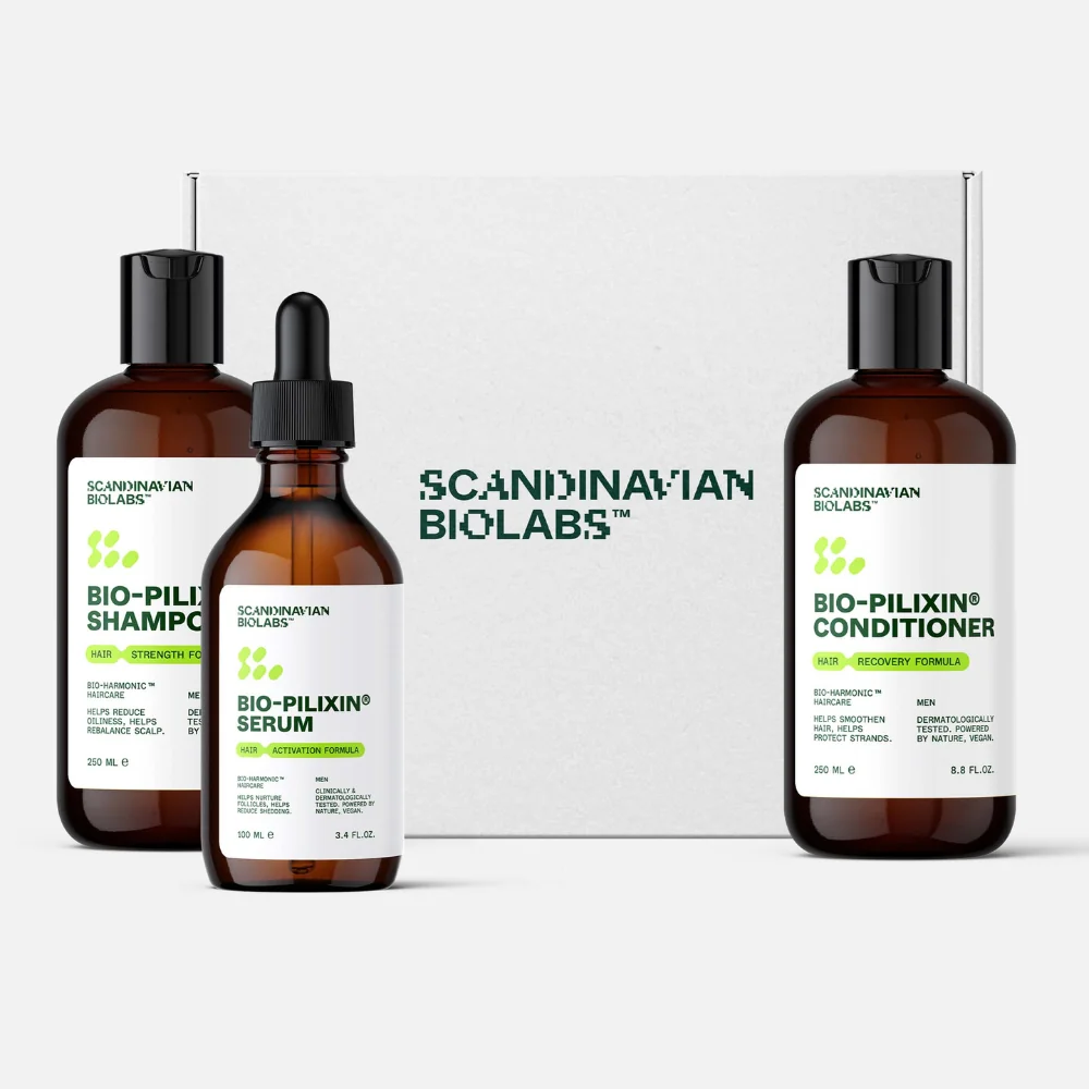 Hair Growth Routine pre mužov (šampón, kondicionér, sérum) 2x250 ml 1x100 ml