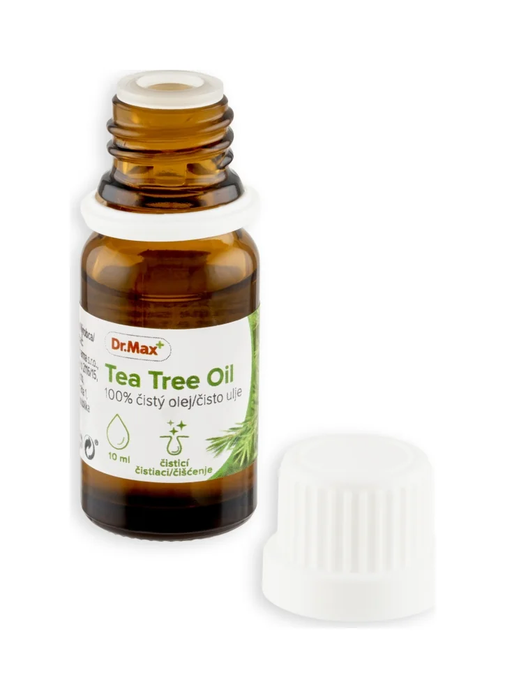 Dr. Max TEA TREE OIL 1×10 ml, olej na starostlivosť o vlasy a pleť