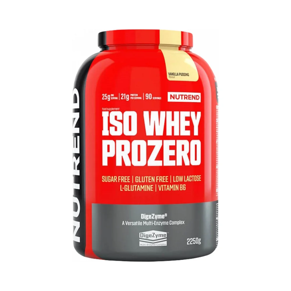 Nutrend Iso Whey Prozero 2250 g čokoládové brownie