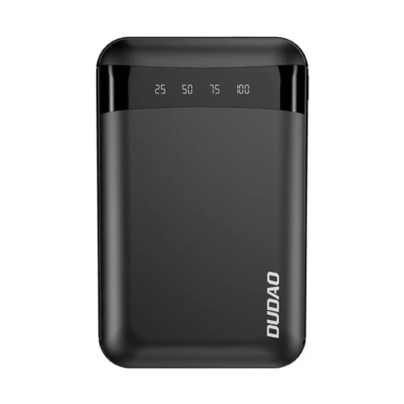 Dudao K3Pro Power Bank 10000mAh 2x USB, čierny