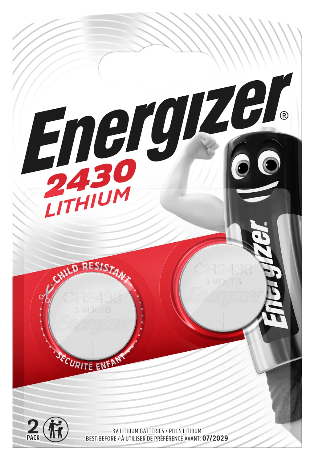 Energizer CR2430 2ks gombíkové batérie EN-637991