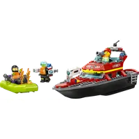 LEGO® City 60373 Hasičský záchranný čln a loď