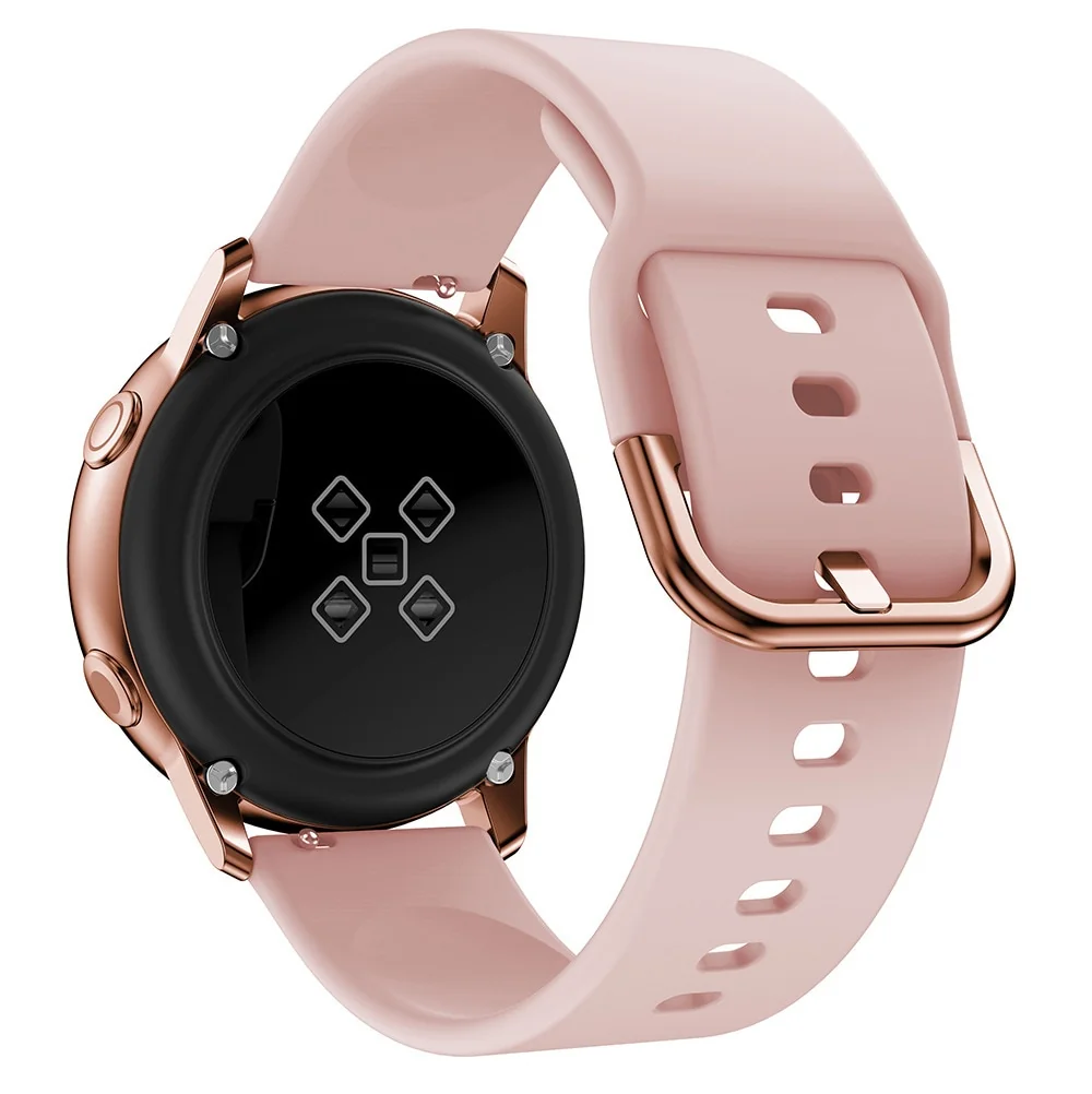 Bstrap Silicone remienok na Samsung Galaxy Watch Active 2 40/44mm, sand pink