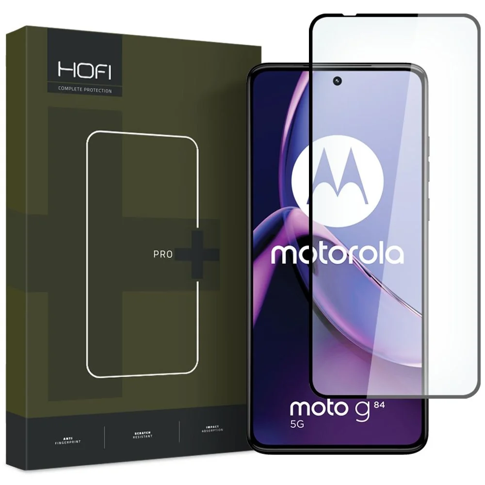 HOFI Glass Pro Full Screen ochranné sklo na Motorola Moto G84 5G, čier ne