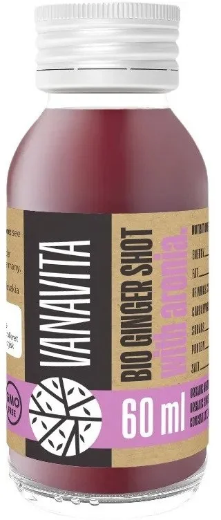 GYMBEAM VANAVITA BIO GINGER SHOT WITH ARONIA