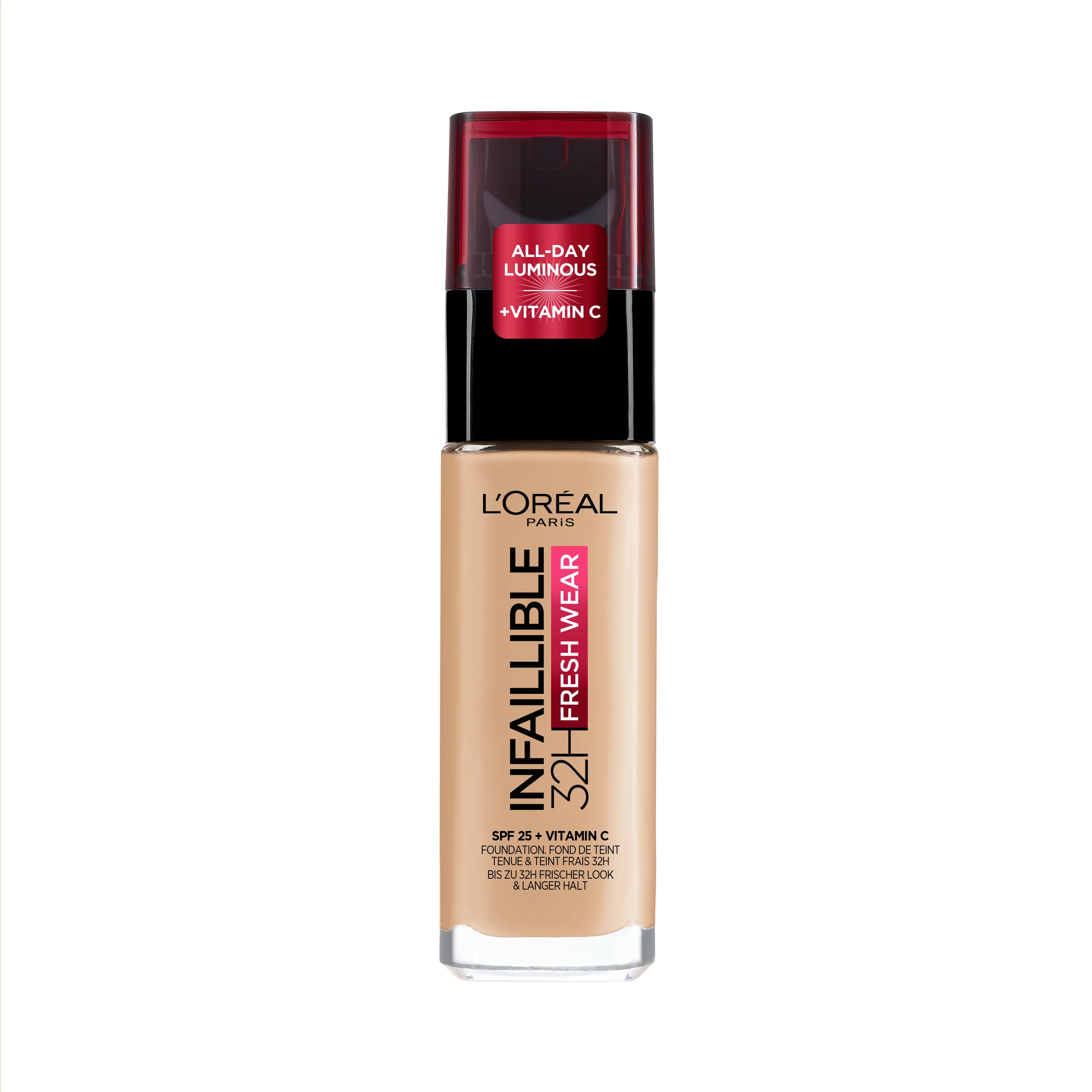 L´Oréal Paris Infaillible 32H Fresh Wear 120 Vanille make-up, 30ml 1×30 ml, tekutý make-up