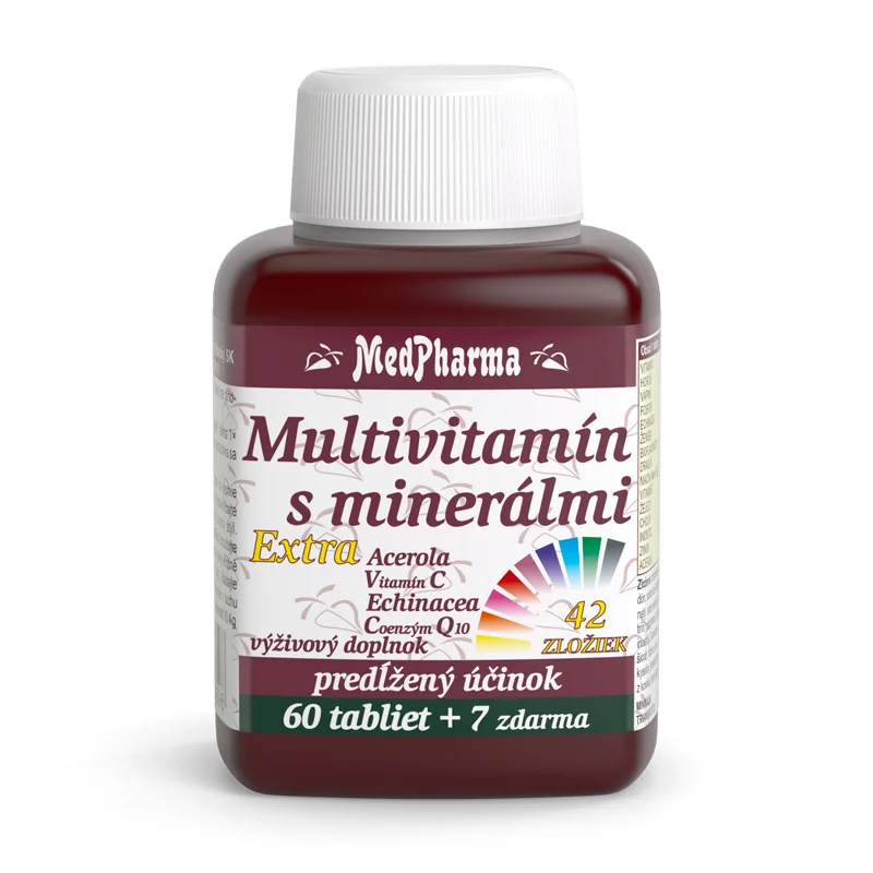 MedPharma MULTIVITAMIN S MINERÁL. EXTRA 42 ZLOŽIEK