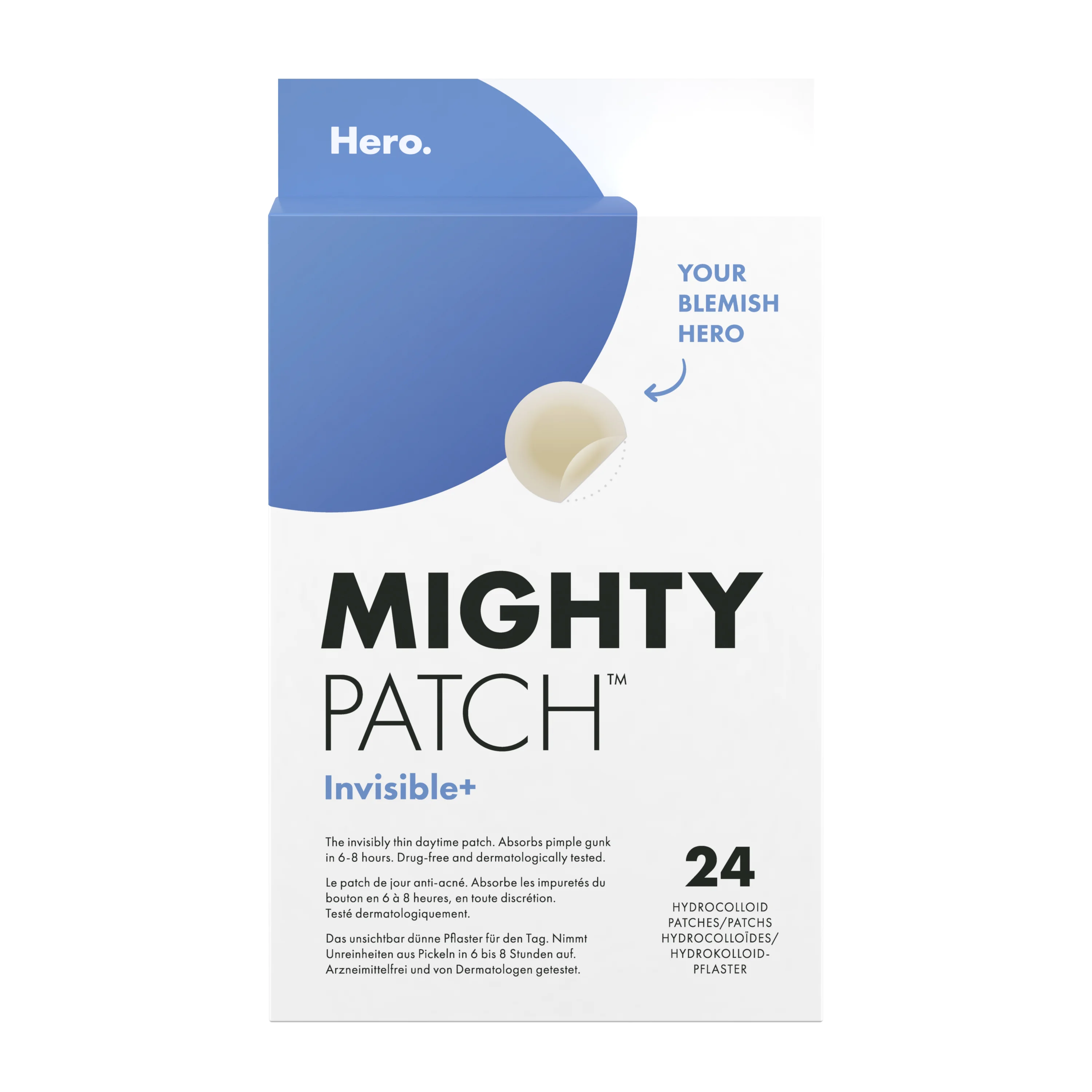 HERO Mighty Patch INVISIBLE náplaste