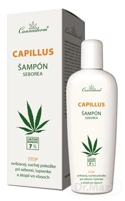 Cannaderm CAPILLUS - šampón seborea