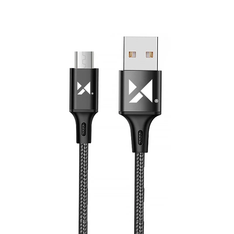 MG kábel USB / USB-C 2.4A 1m, čierny 