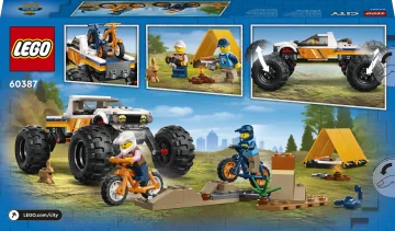 LEGO® City 60387 Dobrodružstvo s terénnym autom 4x4 1×1 ks, lego stavebnica