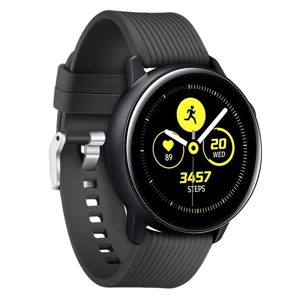 BStrap Silicone Line (Small) remienok na Garmin Vivoactive 5 black