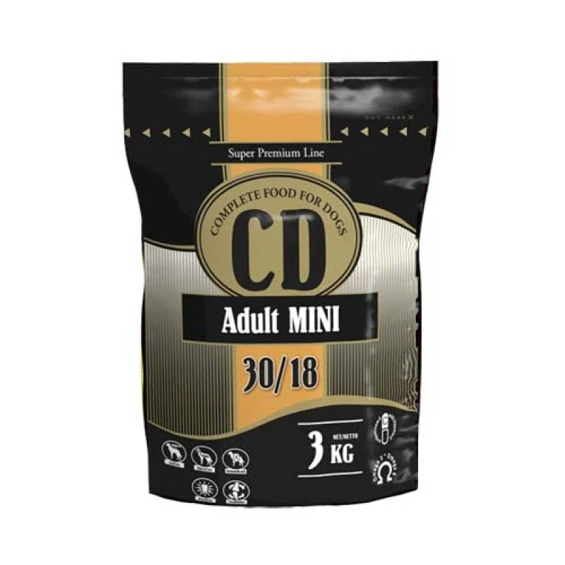 DELIKAN CD Adult Mini 30/18 3kg Kompletné superprémiové krmivo pre psov malých plemien