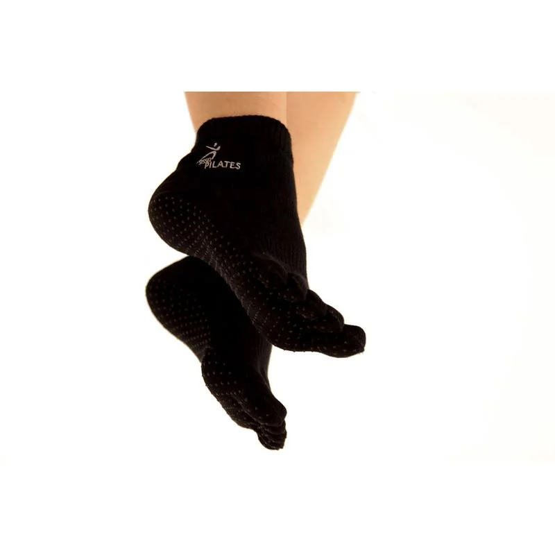 Protišmykové bambusové ponožky na Pilates a jogu SISSEL® Pilates Socks Bamboo Farba: modrá, Veľkosť: L/XL (40-45)