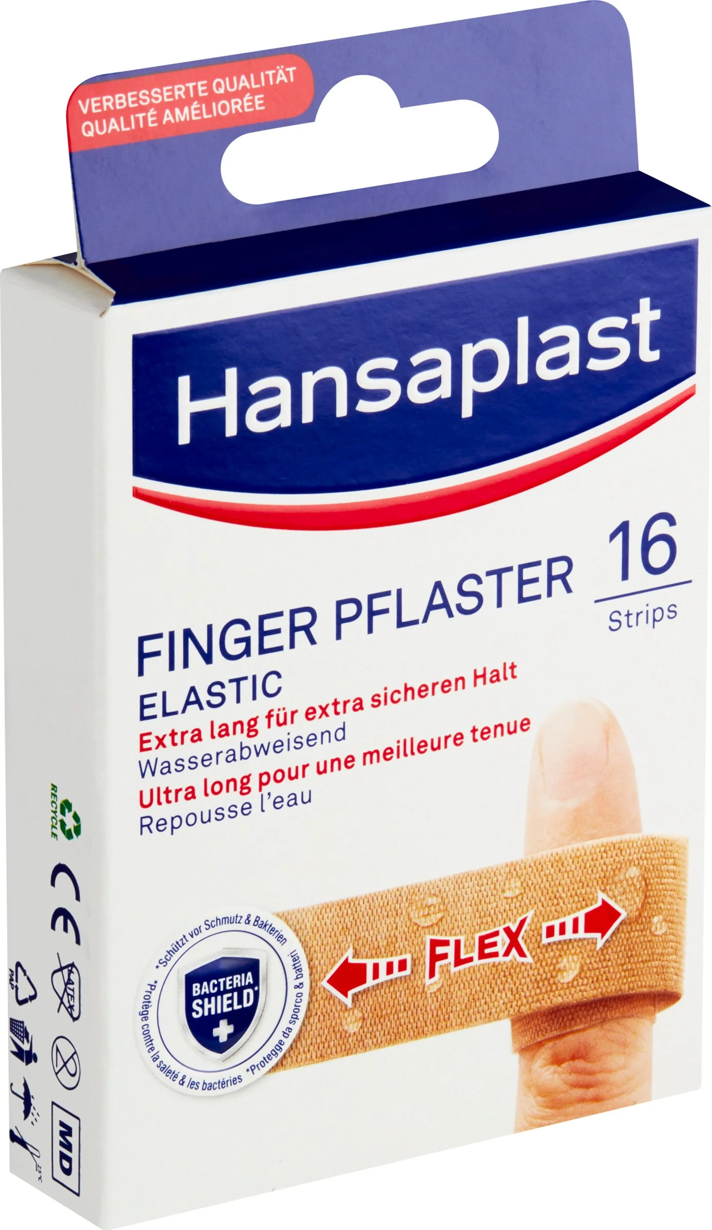 HANSAPLAST PRSTY 16KS 76861 SPECIAL.DLHA 1×16 ks, pružné náplasti