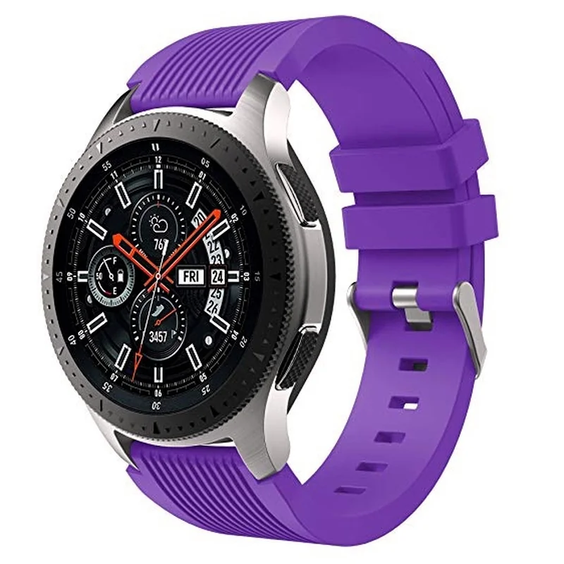 BStrap Silicone Davis remienok na Xiaomi Watch S1 Active purple