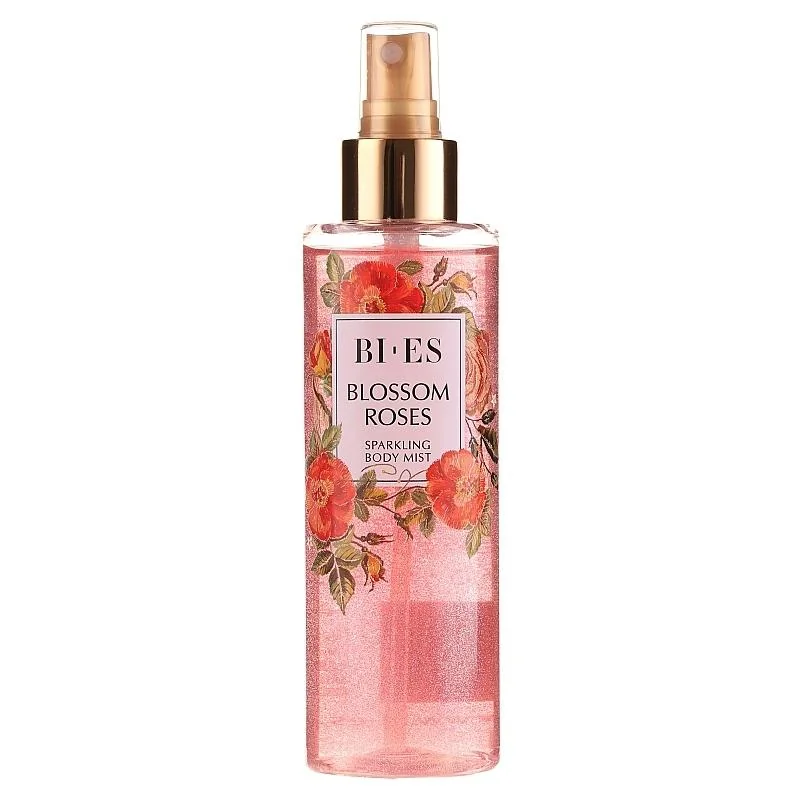 BI-ES BLOSSOM ROSES telový sprej s trblietkami 200ML