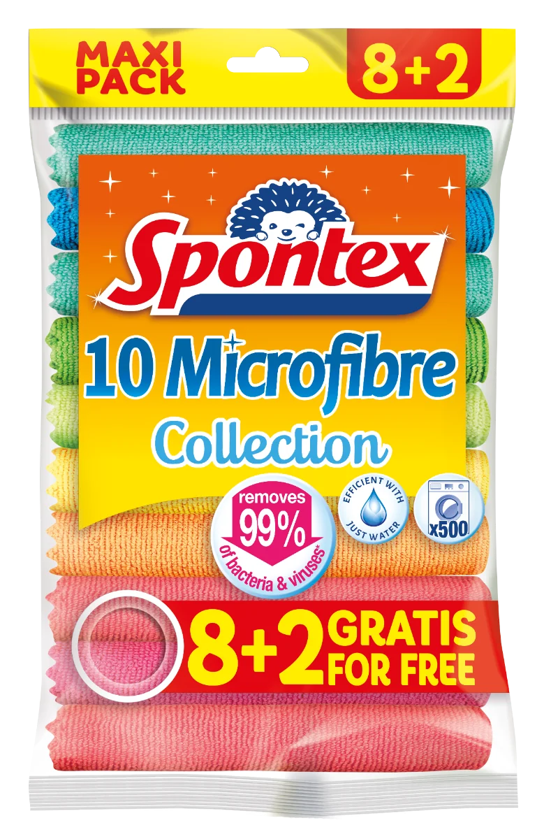 Spontex utěrka z mikrovlákna  8+2