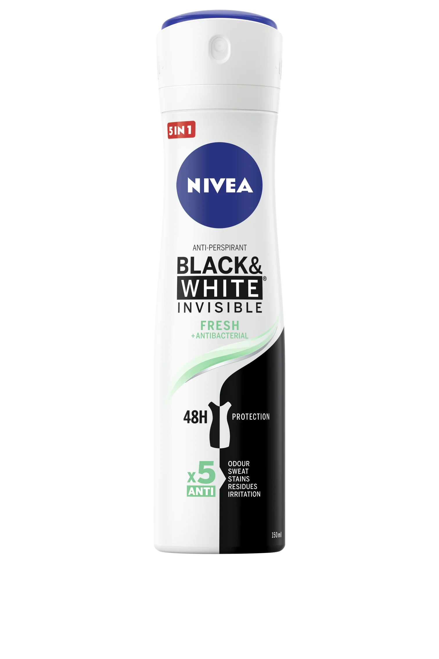 NIVEA SPREJ ANTIPERSPIRANT Black & White Invisible Fresh