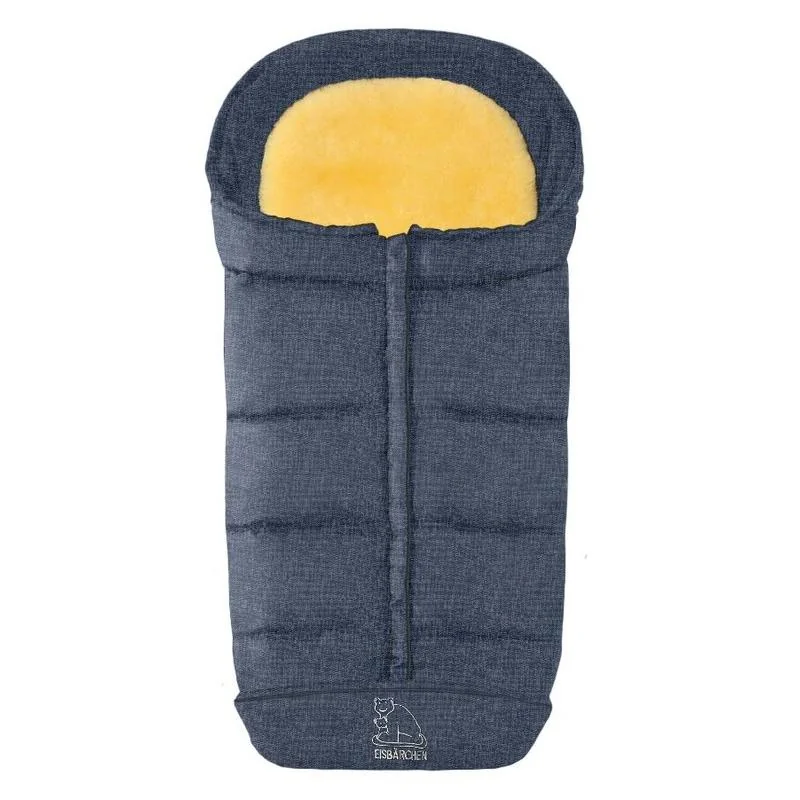 EISBÄRCHEN - Zimný fusak Comfort 2-in-1, Blue Melange 