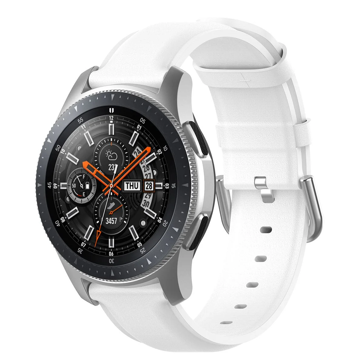 BStrap Leather Lux remienok na Huawei Watch GT2 Pro white