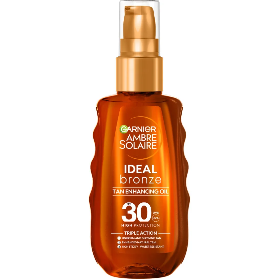 Ambre Solaire Ideal Bronze, ochranný olej proti UV žiareniu SPF 30, 150 ml