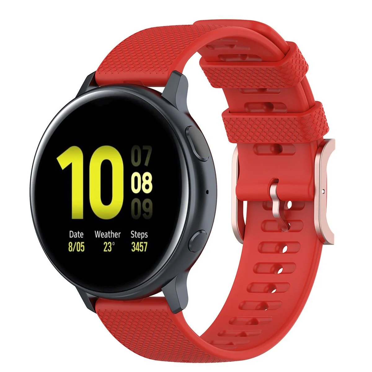 BStrap Silicone Rain remienok na Huawei Watch GT2 Pro red