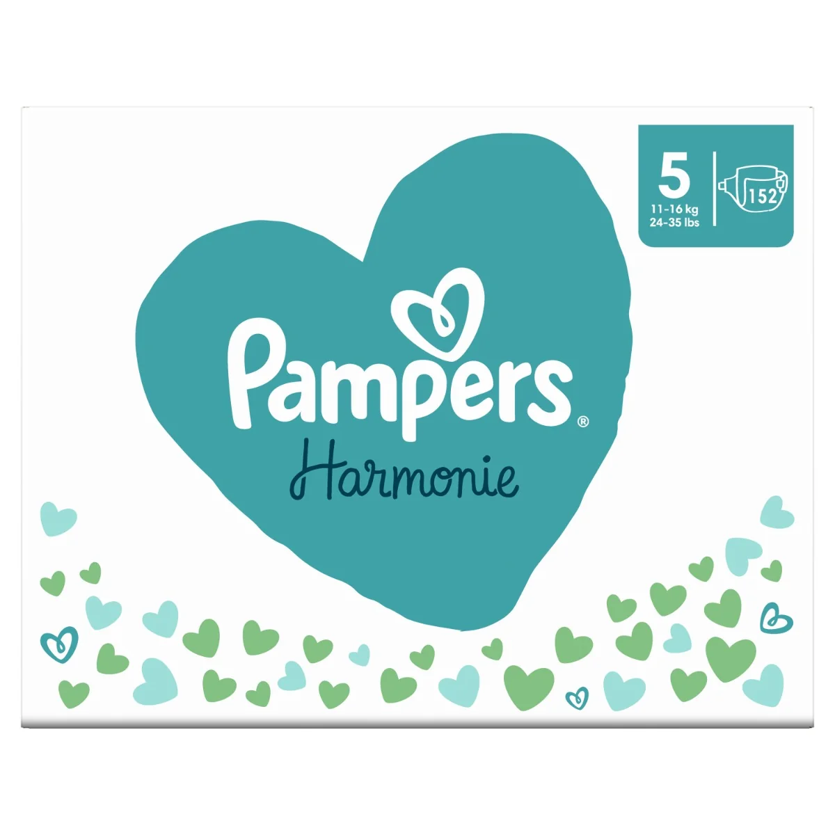 PAMPERS HARMONIE BABY PLIENKY V.5 11-16KG 152KS