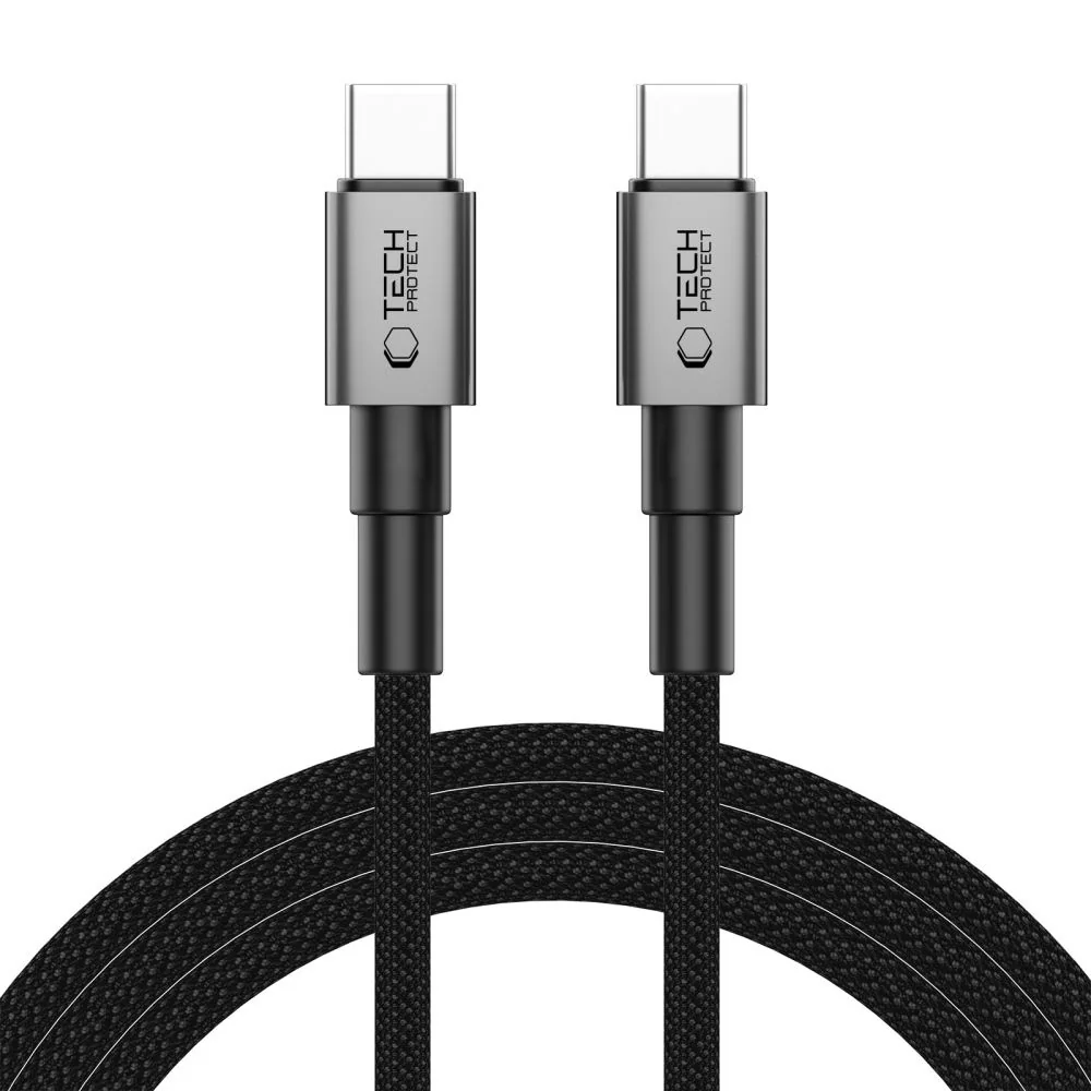 Tech-Protect Ultraboost DNA kábel USB-C / USB-C PD 100W / 5A 2m, šedý 