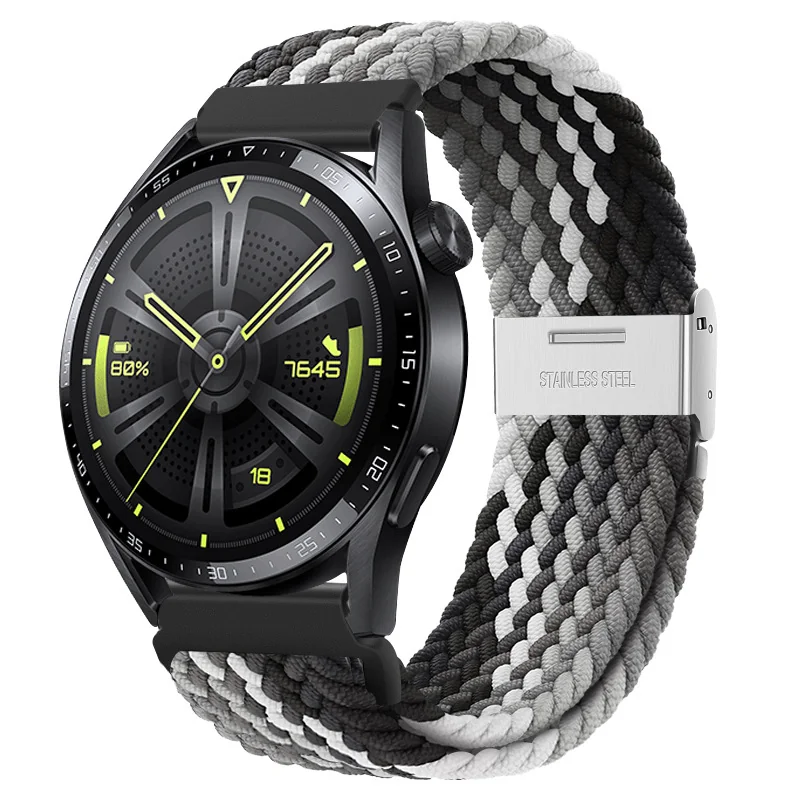 BStrap Elastic Nylon 2 remienok na Huawei Watch GT 42mm black qiao