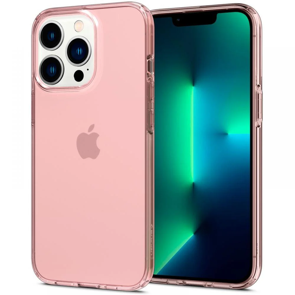 Spigen Crystal Flex silikónový kryt na iPhone 13 Pro, ružový