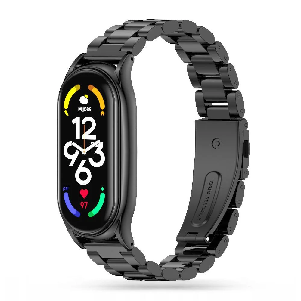 Tech-Protect Stainless remienok na Xiaomi Mi Band 7 black