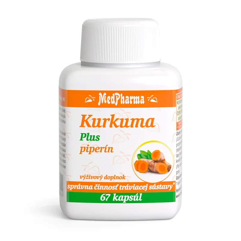 MedPharma Kurkuma Plus piperín