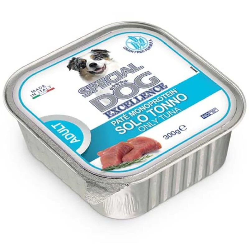 MONGE SPECIAL DOG EXCELLENCE pate MONOPROTEIN čisto tuniak 300g grain free vanička