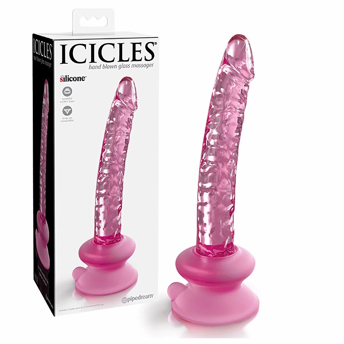 Pipedream Icicles No.86 sklenené dildo s prísavkou