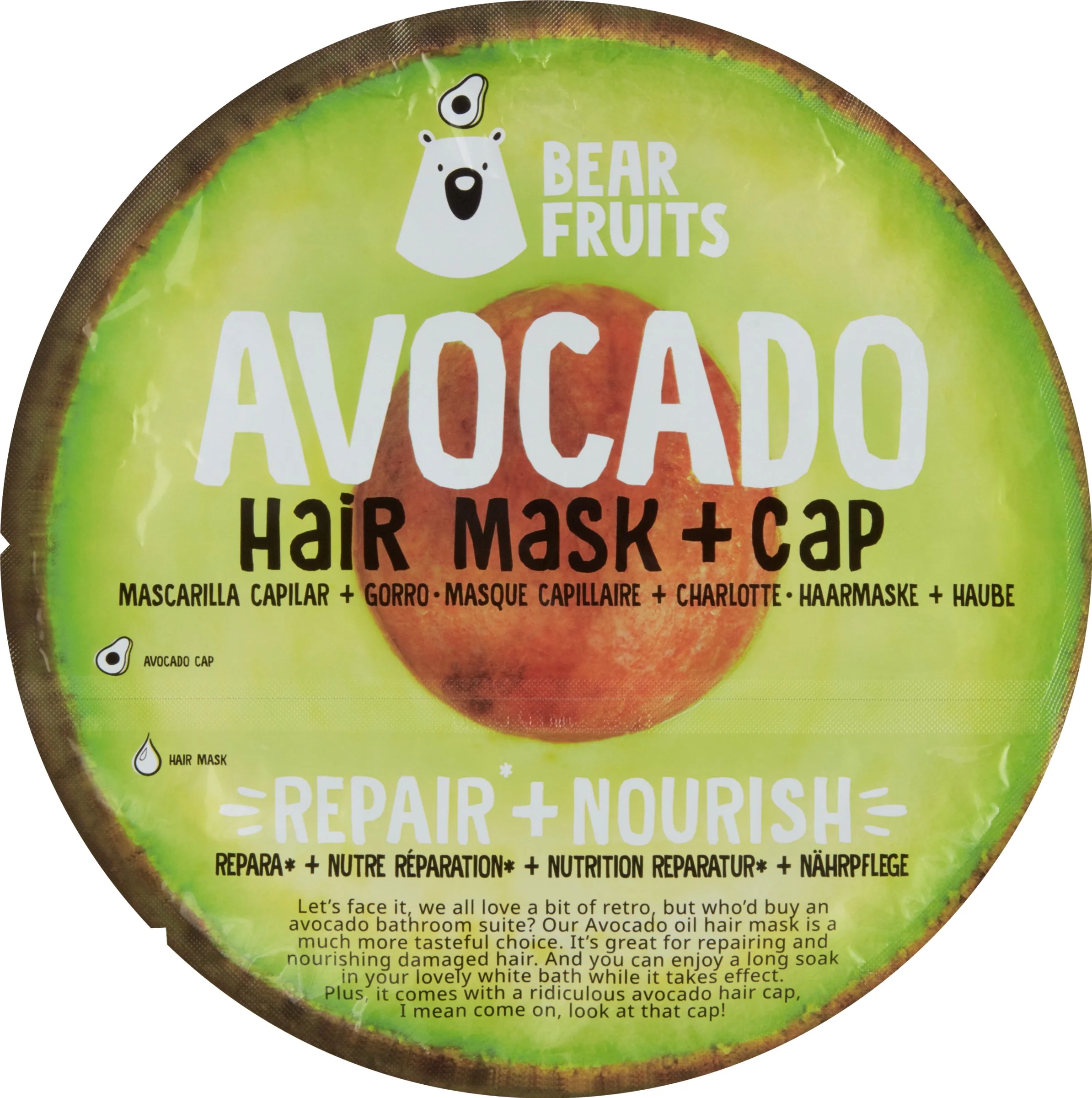 Bear Fruits Maska 20ml Avocado