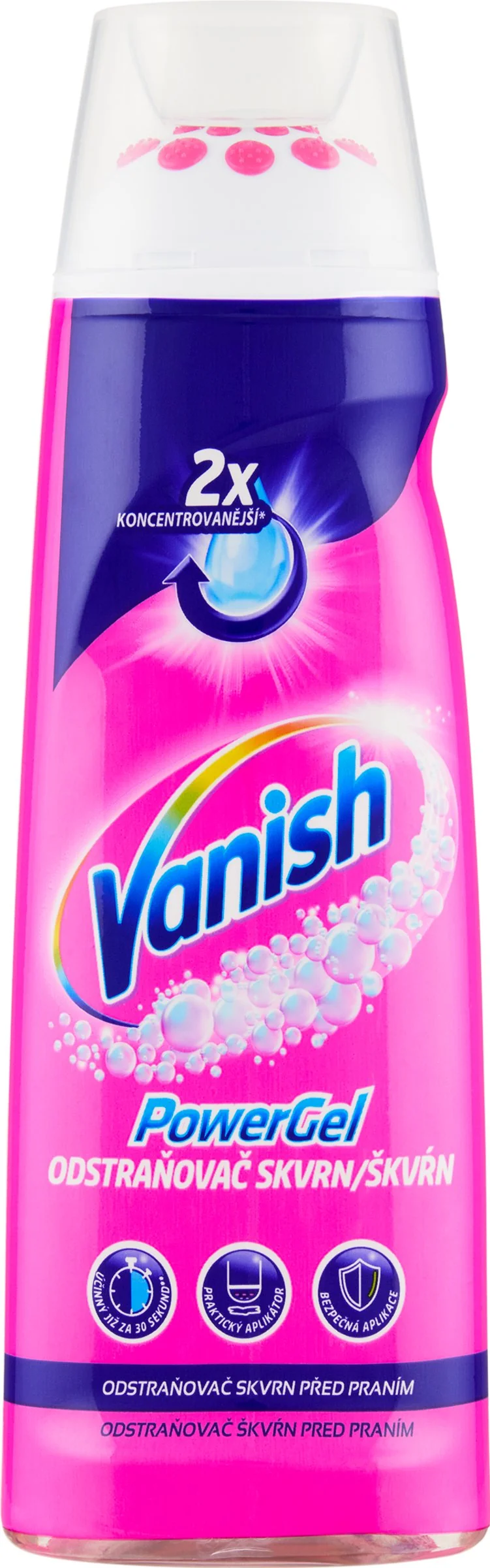 Vanish Power Gel pred praním