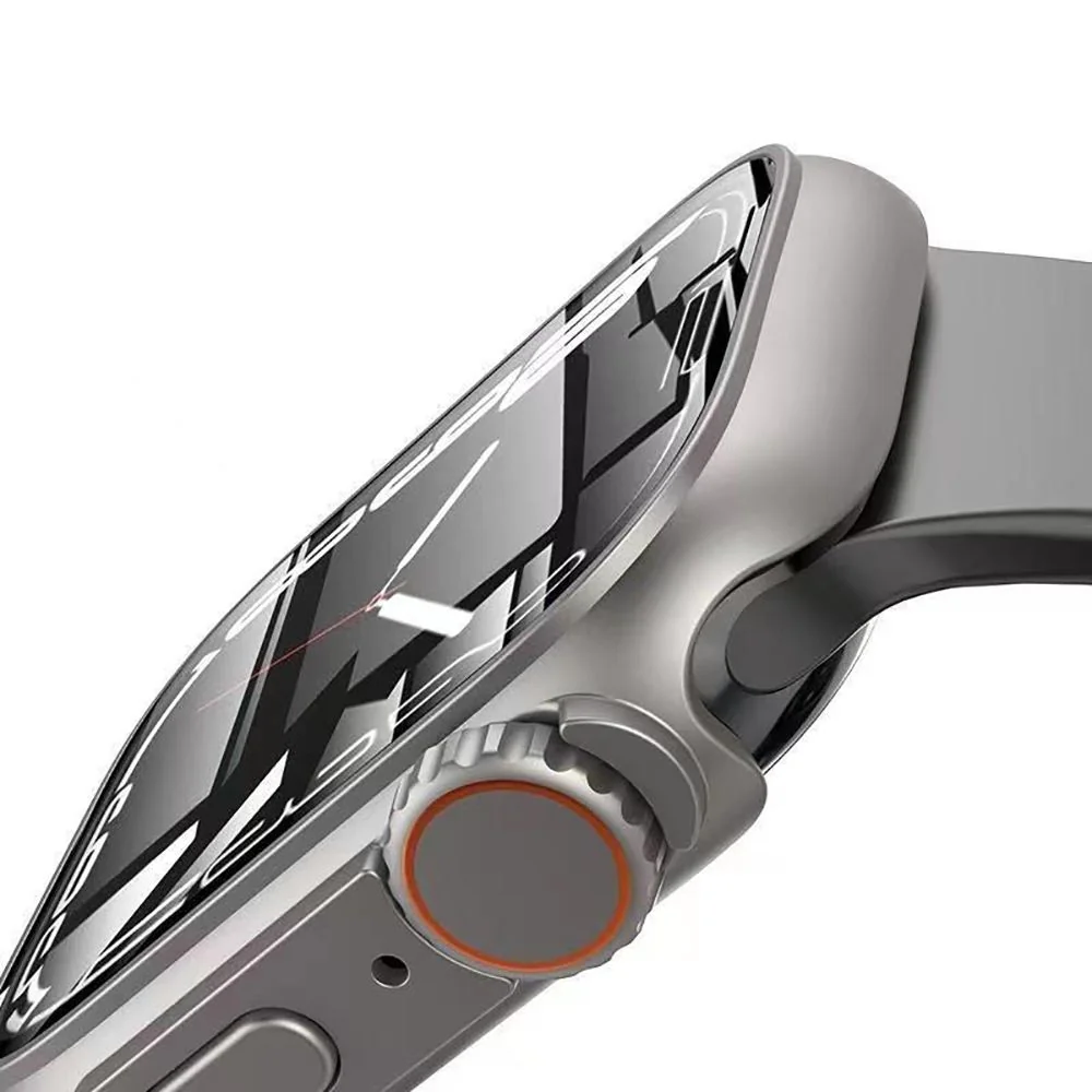 Tech-Protect Defense 360 puzdro s ochranným sklom na Apple Watch 4/5/6 /SE 44mm, titanium