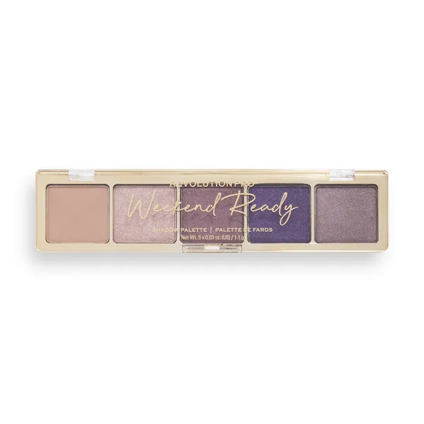 Revolution PRO, Glam Palette Weekend Ready Purple, paletka očných tieňov 1×5,50 g, paletka očných tieňov