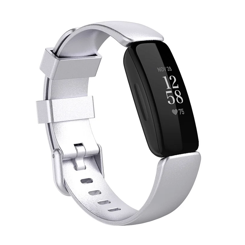 BStrap Silicone remienok na Fitbit Inspire 2 silver